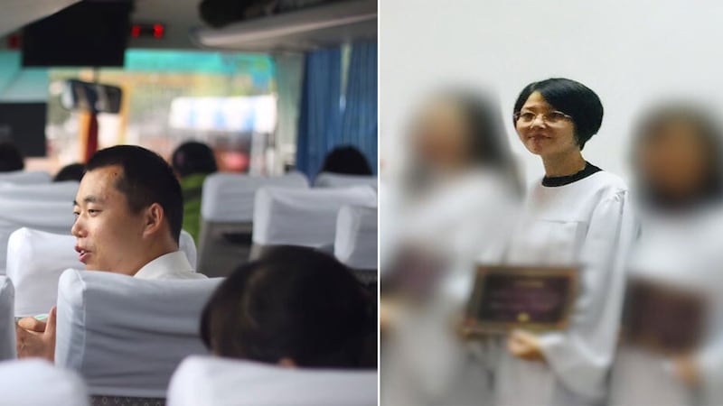 左图:秋雨圣约教会基督徒梁华利 ;右图:秋雨圣约教会基督徒舒琼 。(照片来自教会)